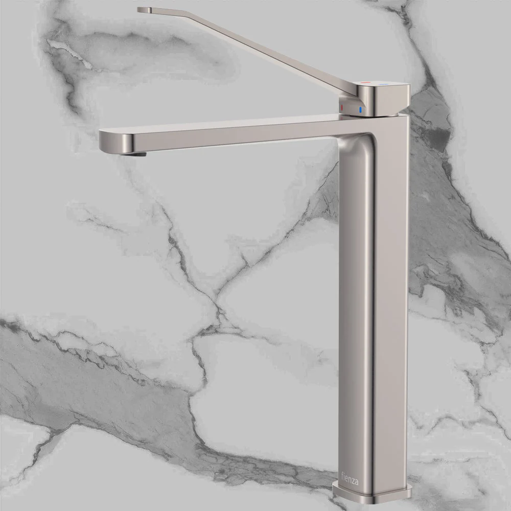 Fienza Tono Care Tall Basin Mixer Brushed Nickel Lead Free - Image 2