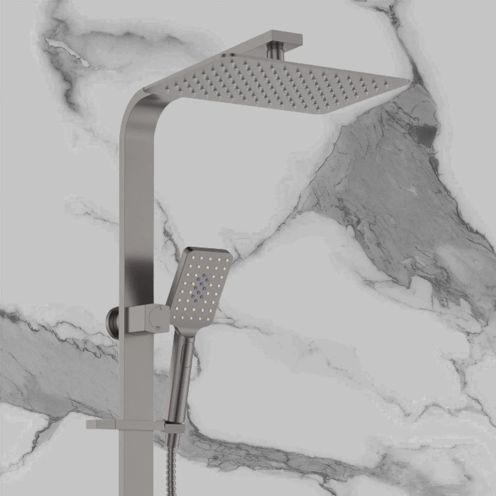 Fienza Tono Deluxe Twin Shower Gunmetal - Image 2