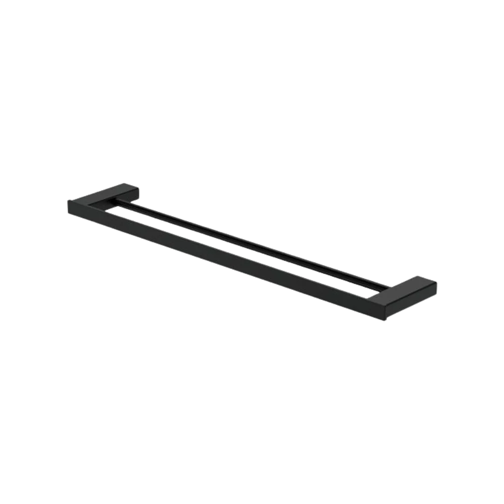 Fienza Tono Double Towel Rail 610 mm Matte Black