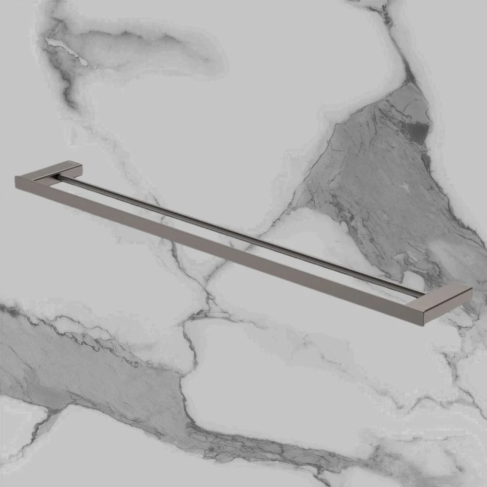 Fienza Tono Double Towel Rail 810 mm Gunmetal - Image 2