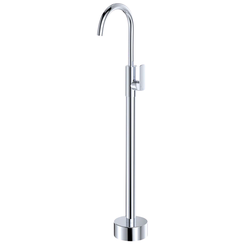 Fienza Tono Floor Mounted Basin/Bath Mixer Chrome Lead Free - Image 3