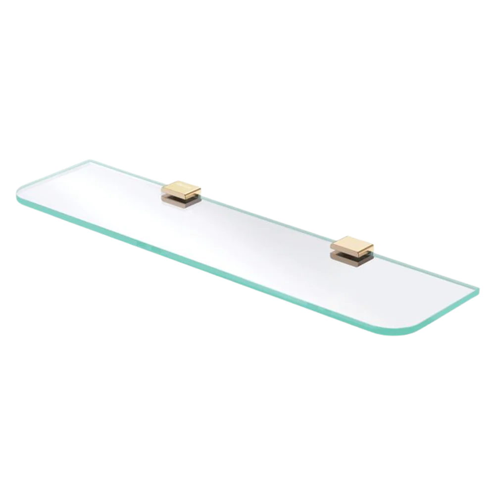 Fienza Tono Glass Shelf Urban Brass