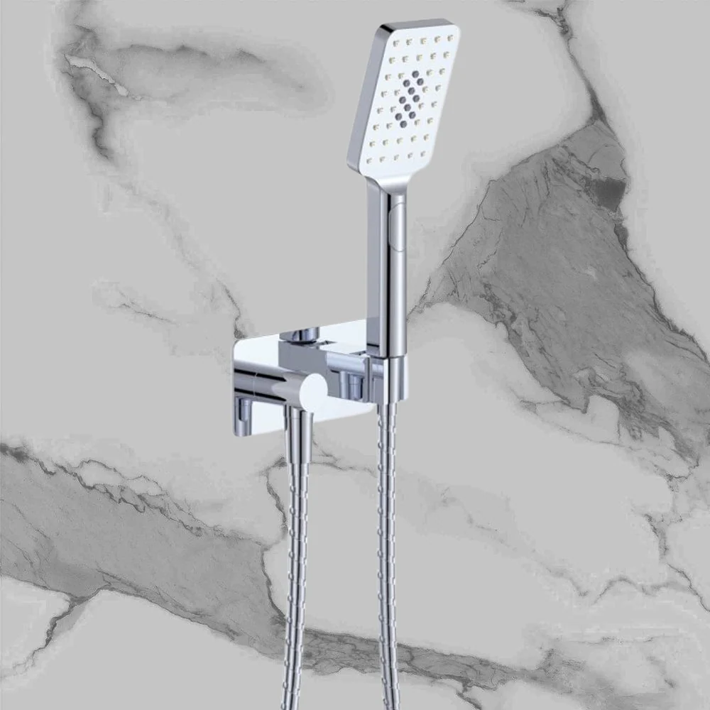 Fienza Tono Hand Shower Rectangular Plate Chrome - Image 2