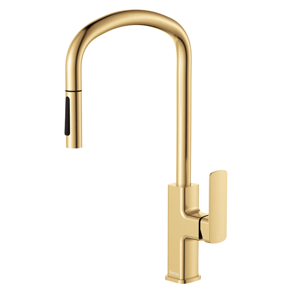 Fienza Tono Pull Out Sink Mixer Urban Brass Lead Free - Image 3