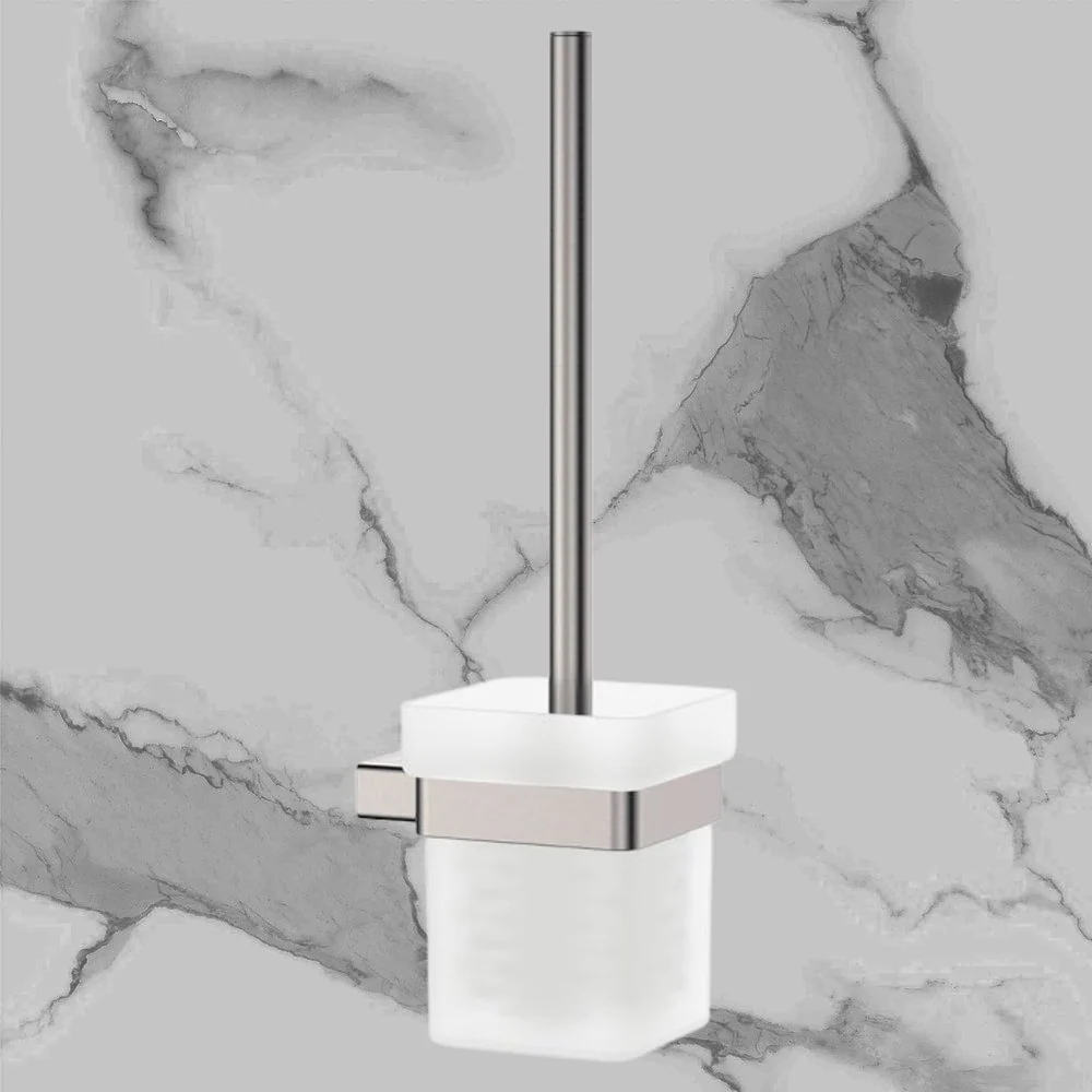 Fienza Tono Toilet Brush & Holder Brushed Nickel - Image 2