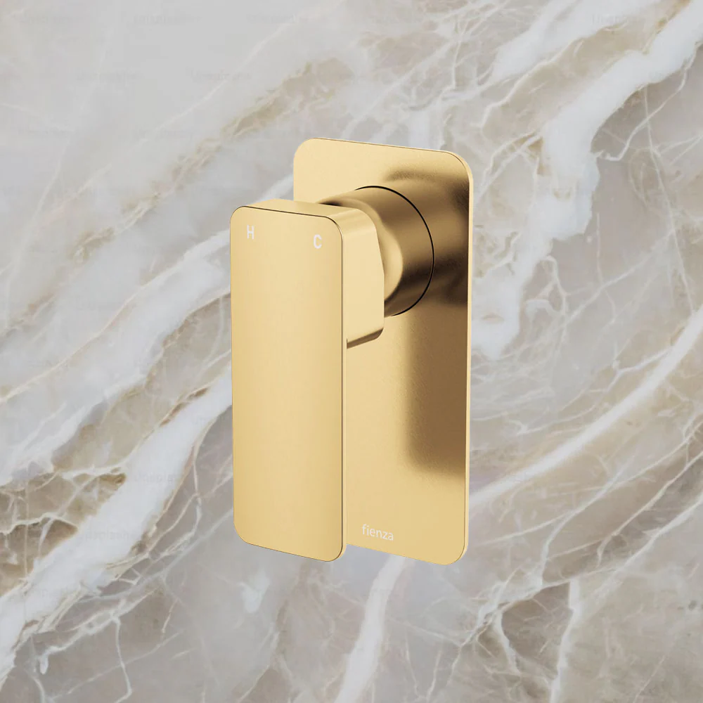 Fienza Tono Wall Mixer Rectangular Plate Urban Brass Lead Free - Image 2