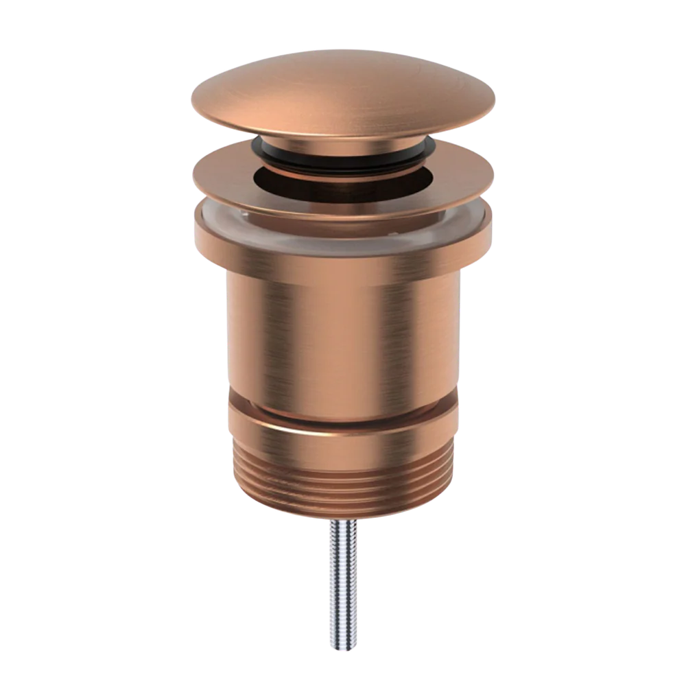 Fienza Universal Pull-Out/Pop-Up Basin Waste Brushed Copper