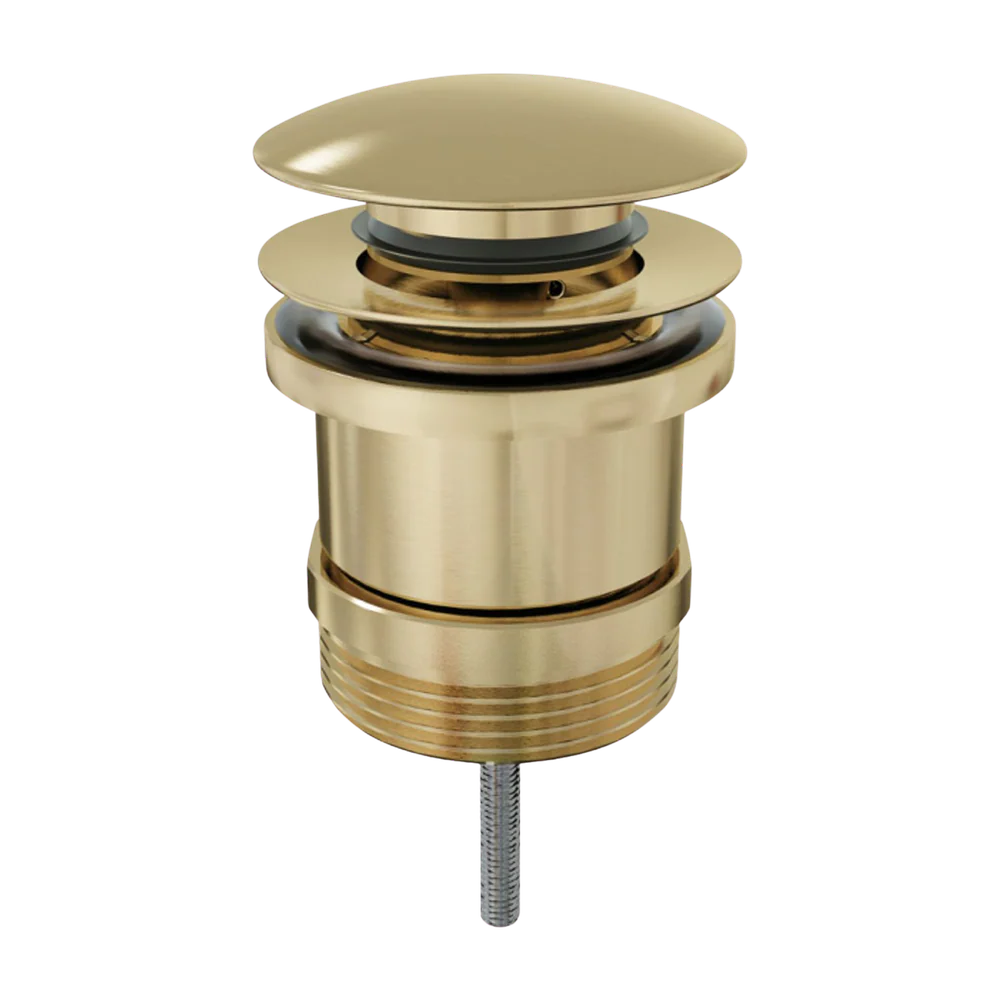 Fienza Universal Pull-Out/Pop-Up Basin Waste Urban Brass - Image 3