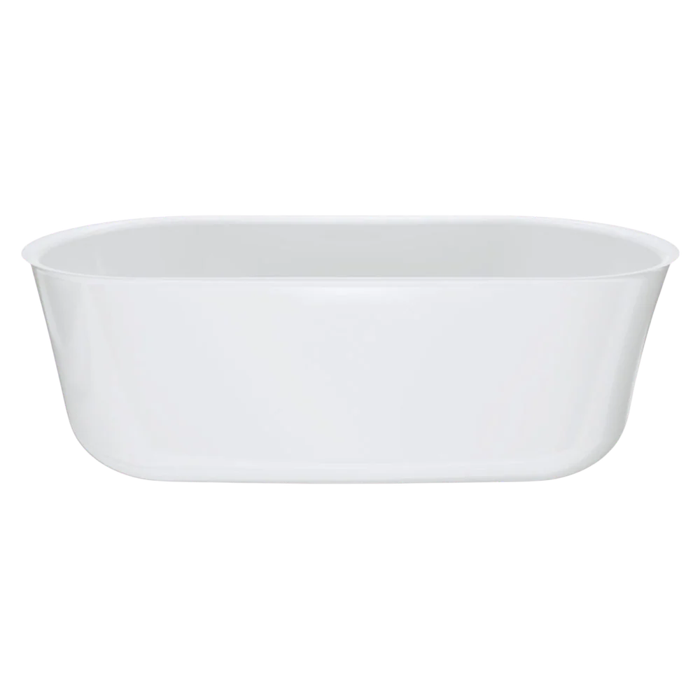 Fienza Windsor 1700mm Freestanding Acrylic Bath Gloss White - Image 3