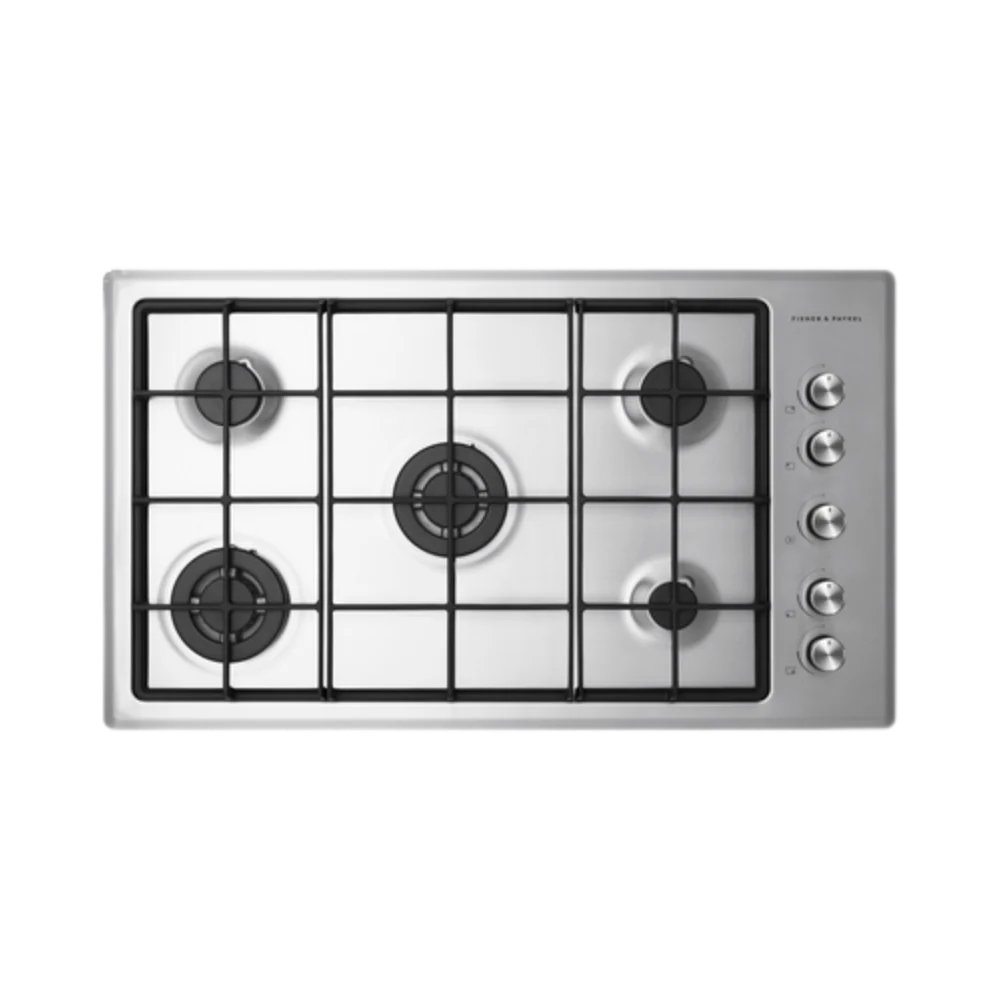 Fisher & Paykel Series 5 90cm 5 Burner Natural Gas Cooktop Stainless Steel - Image 3