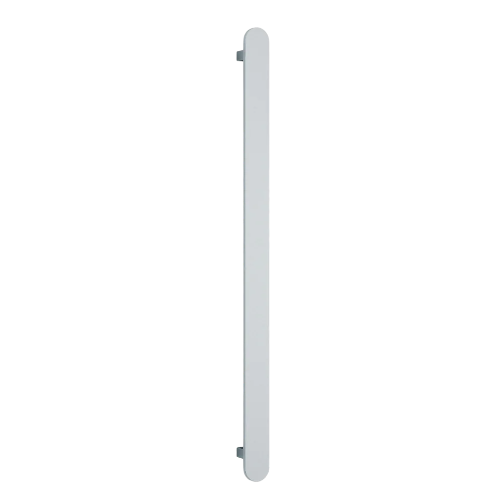 Thermogroup Flat Pill 12V Vertical Single Heated Towel Rail Polished Stainless Steel