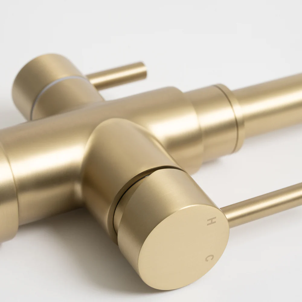 Alma Fleta Brushed Brass Gold 3 Way Filter Water Tap - Image 7