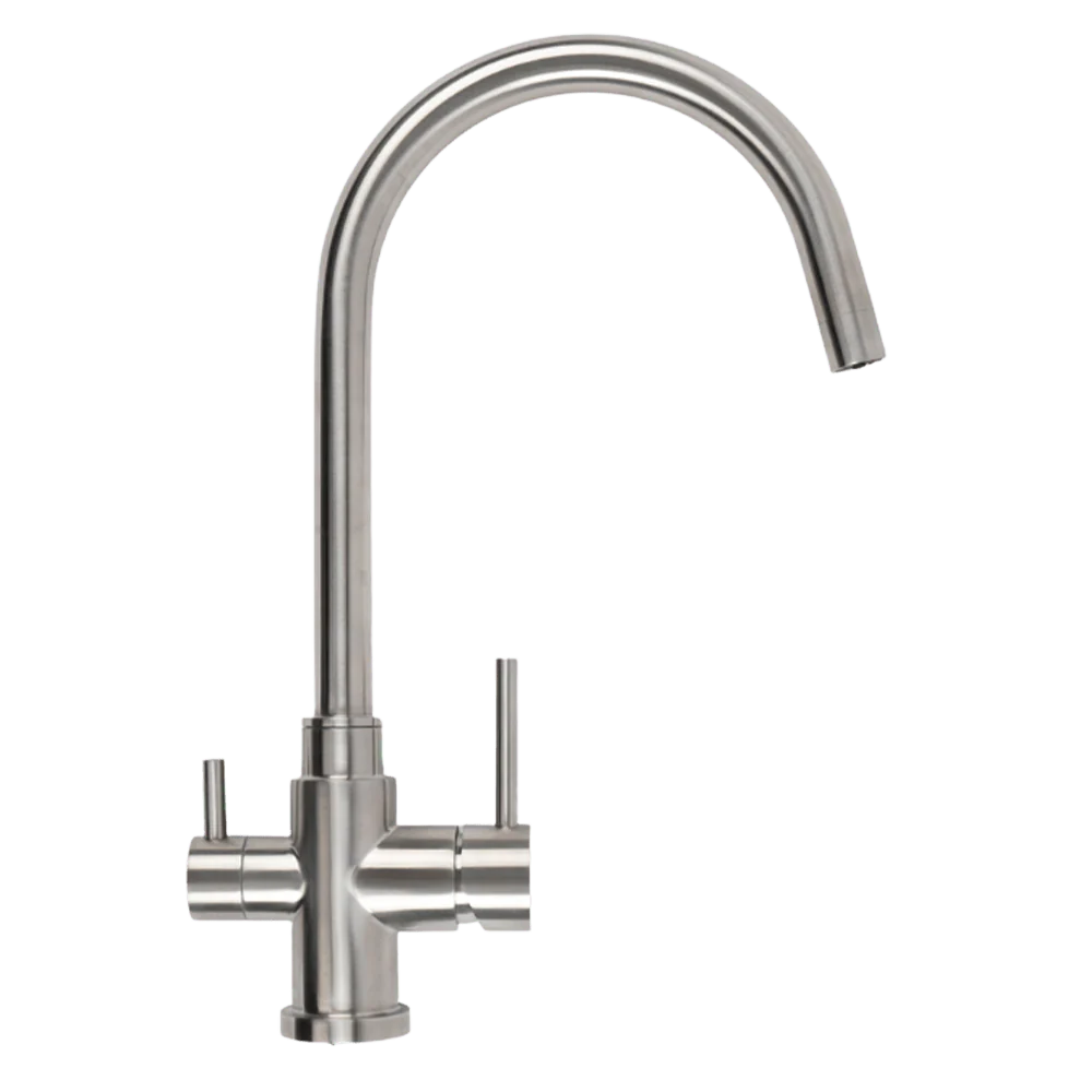 Alma Fleta Brushed Stainless Steel 3 Way Filter Water Tap - Image 3