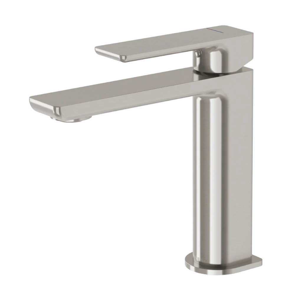 Phoenix Gloss MKII Basin Mixer Brushed Nickel - Image 3