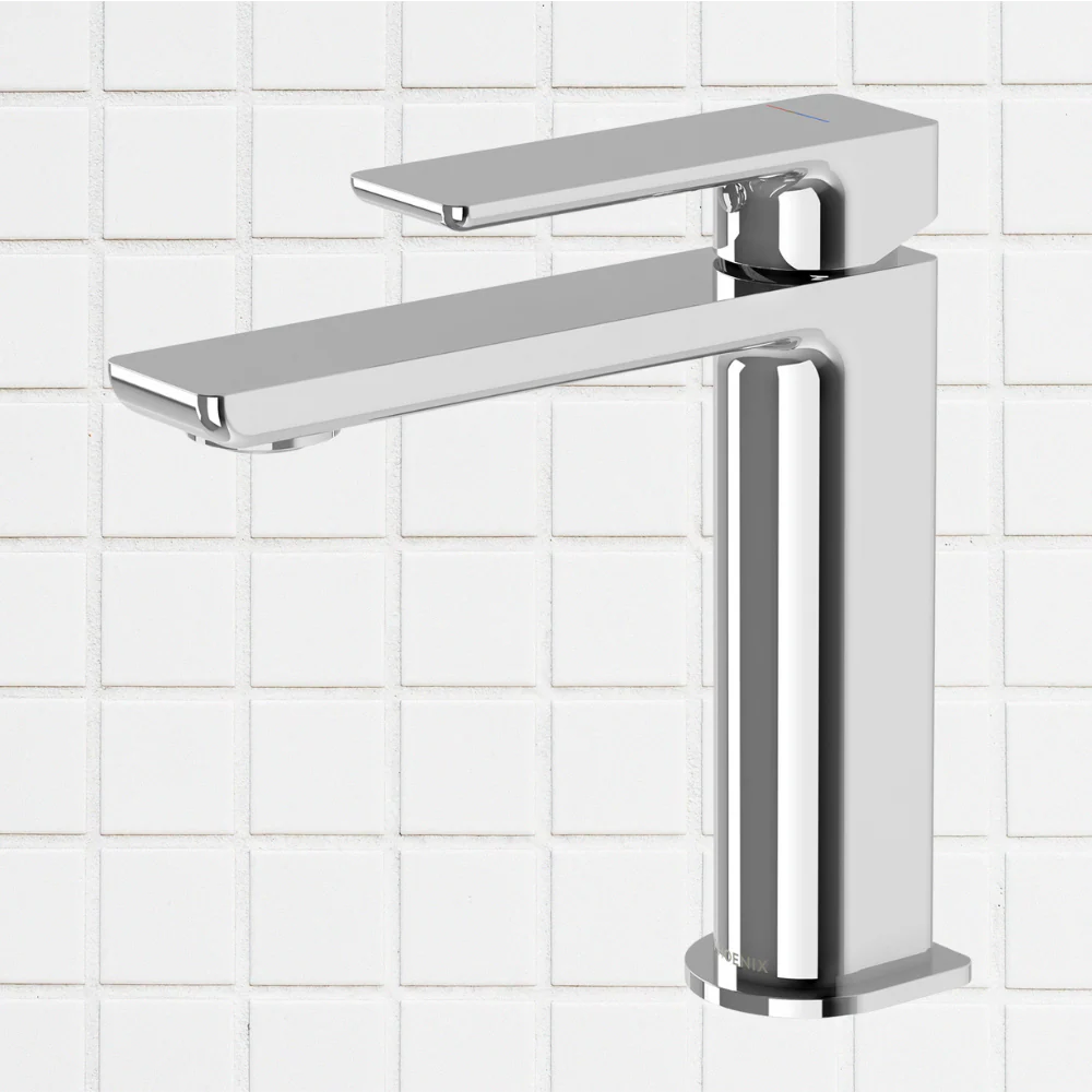 Phoenix Gloss MKII Basin Mixer Chrome Lead Free - Image 2