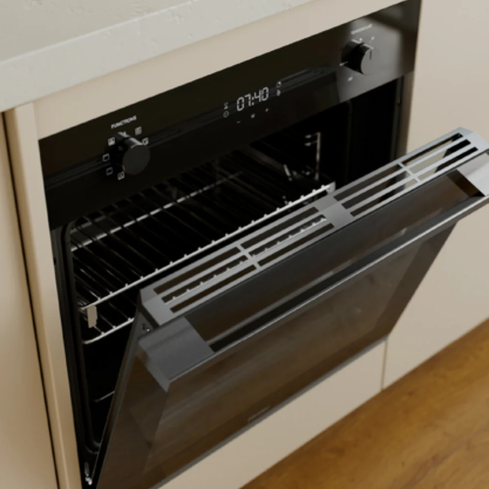 Haier 60cm 500 Series 7 Function Built in Oven Black - Image 4
