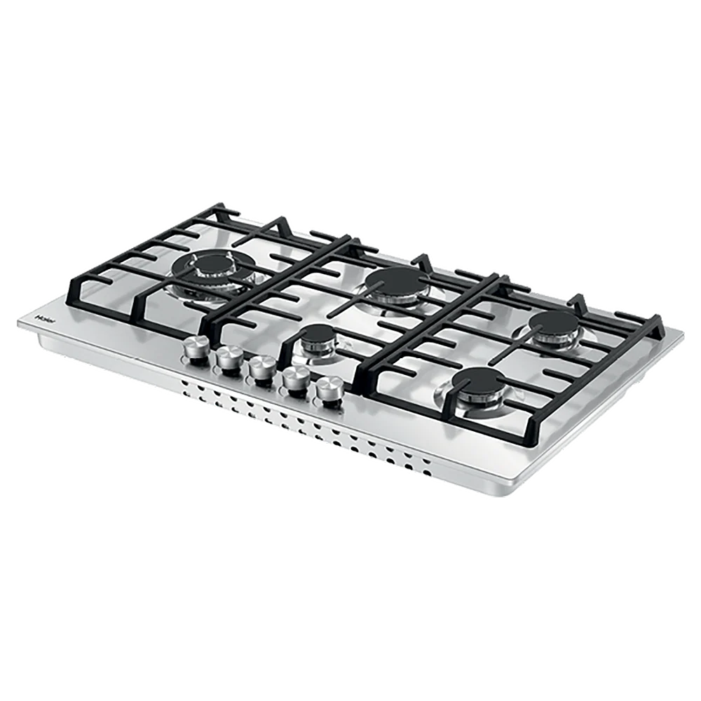 Haier 90cm 500 Series Gas on Steel Cooktop Stainless Steel - Image 3