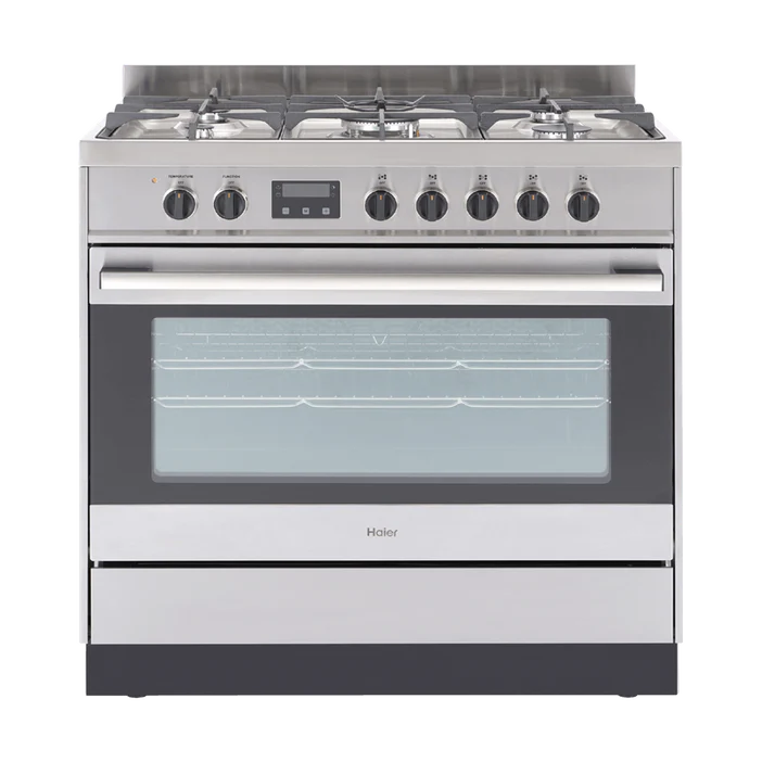 Haier 90cm 600 Series Freestanding Cooker Stainless Steel
