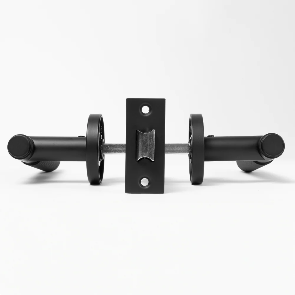 Alma Ivan Door Handle Knurled Matte Black - Image 5