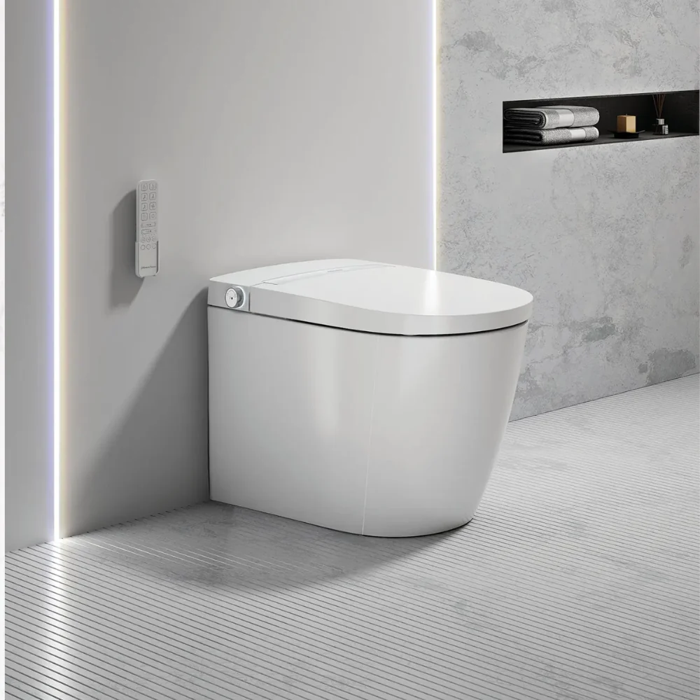 Johnson Suisse Avanzo Smart Toilet Wall Faced Rimless Suite - Image 2