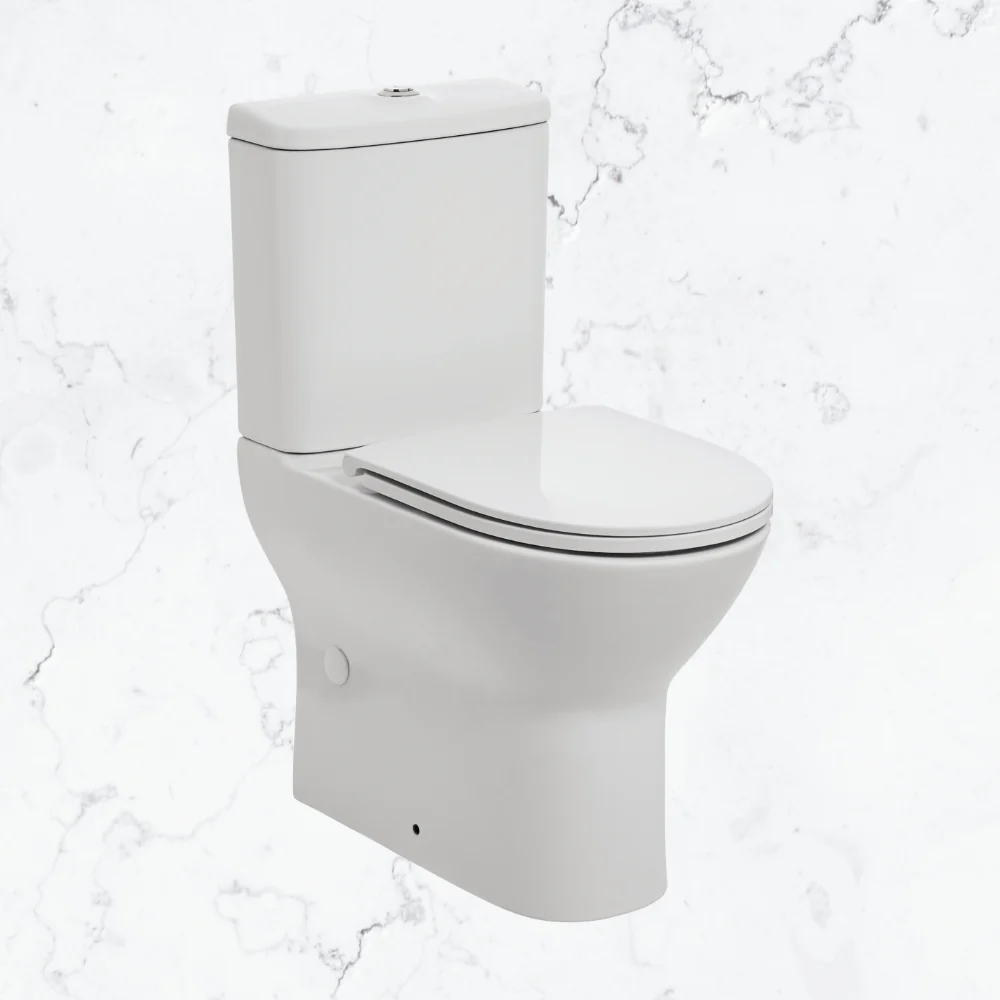 Johnson Suisse Emilia Xtra Flush to Wall Rimless Toilet Suite - Image 2