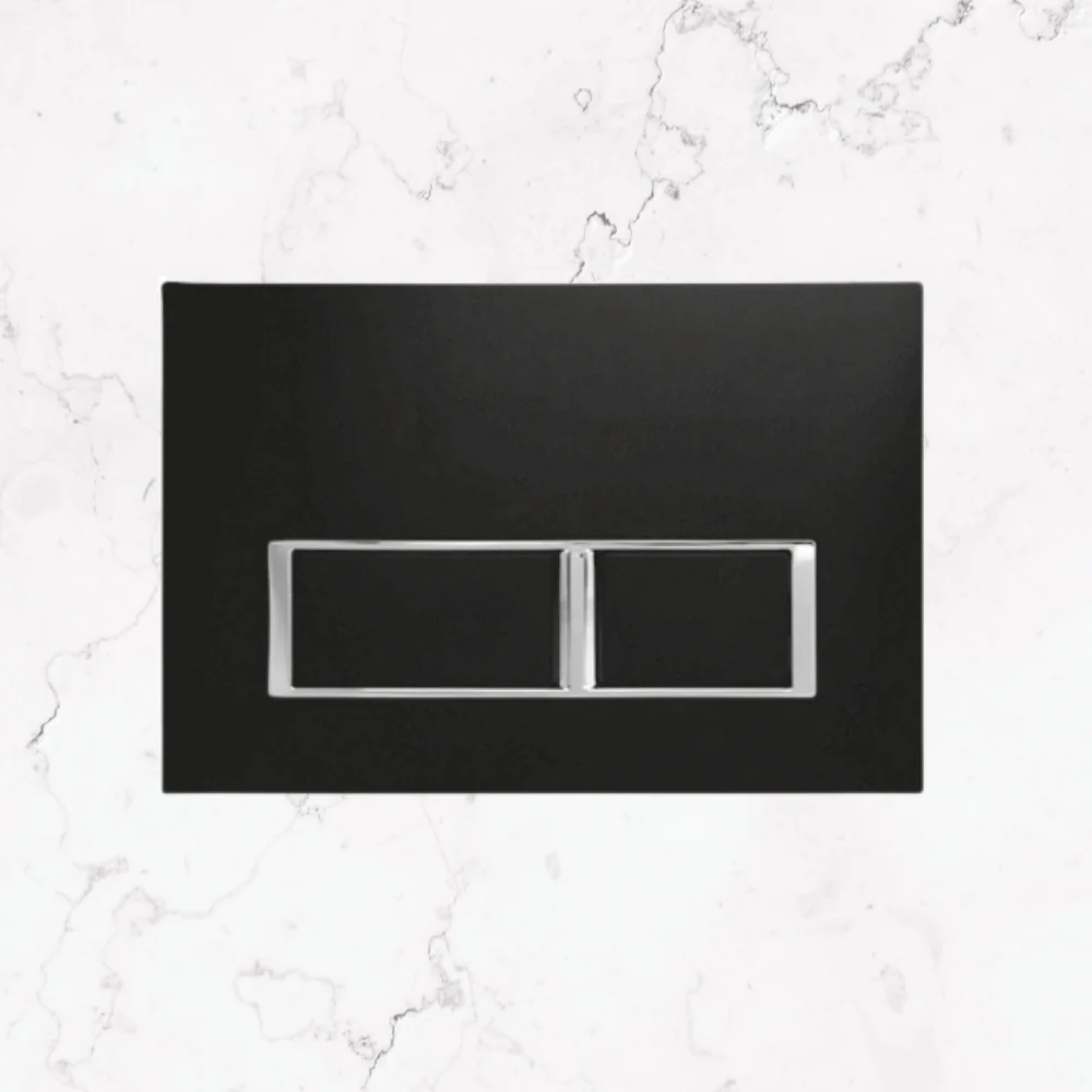 Johnson Suisse In-Wall-Econoflush Low Rectangle Button Polished Chrome - Image 2