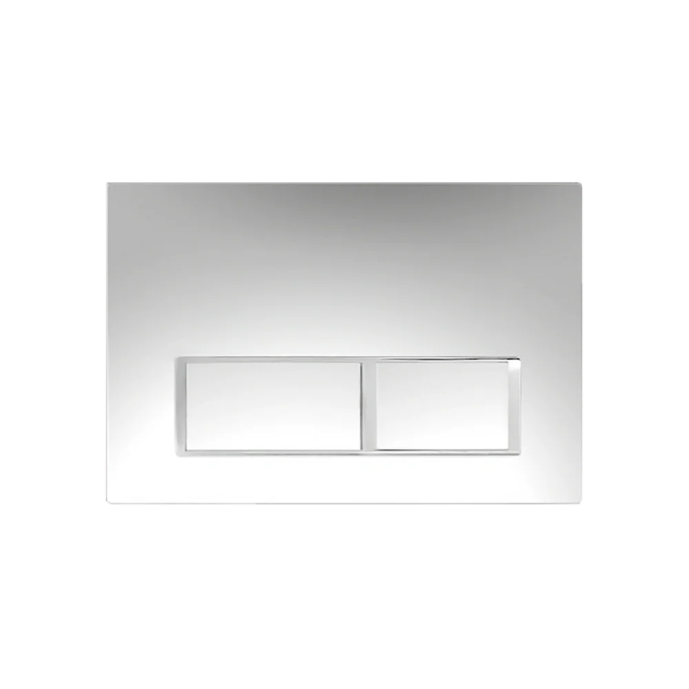 Johnson Suisse In-Wall-Econoflush Low Rectangle Button Matte Chrome