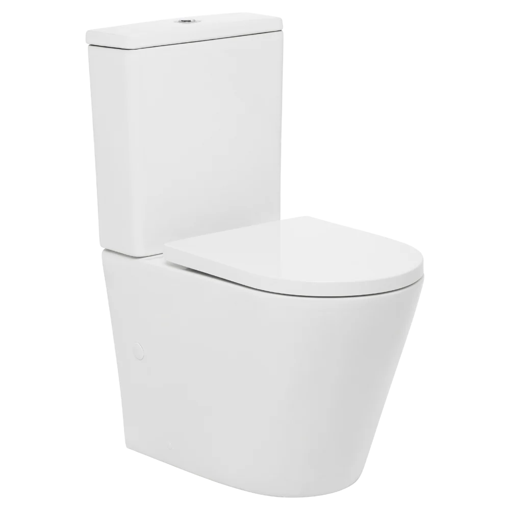 Johnson Suisse Venezia Compact Tornado Flush To Wall Suite Short Projection With Seat - Image 3