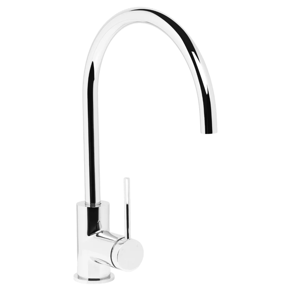 Johnson Suisse Venezia Gooseneck Sink Mixer Chrome - Image 3