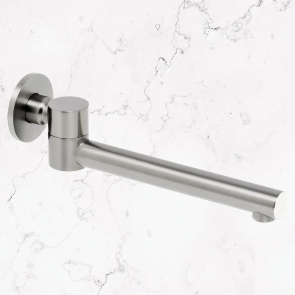 Johnson Suisse Venezia Swivel Bath Spout Brushed Nickel II - Image 2