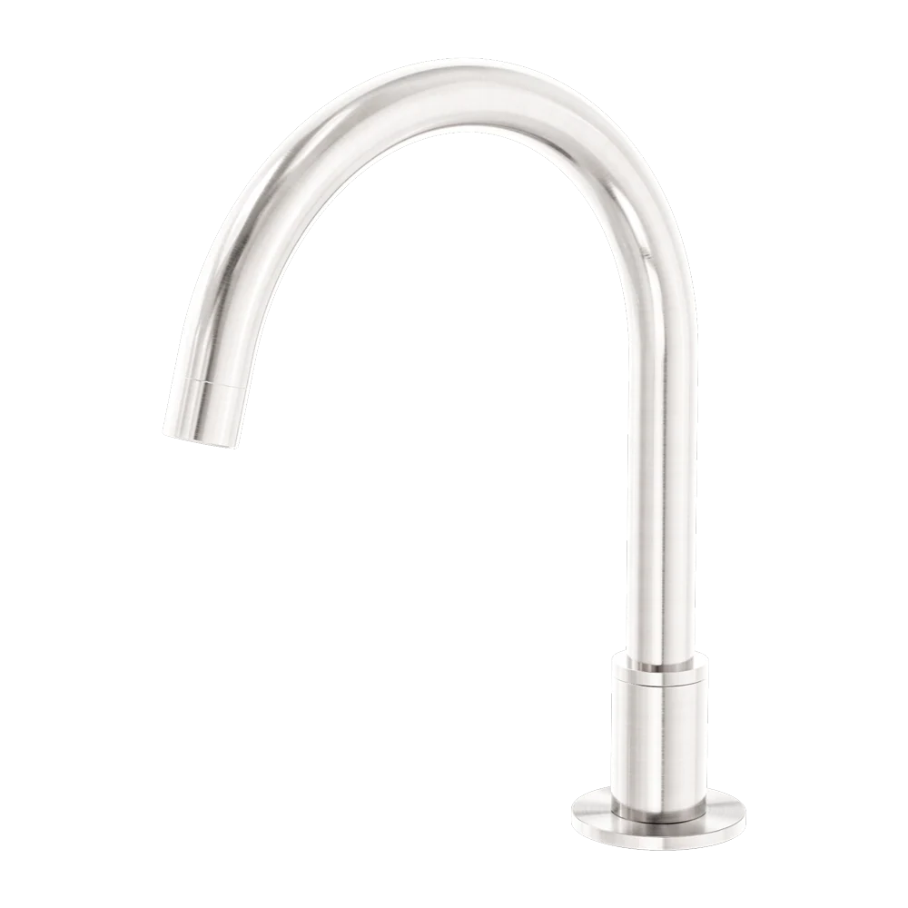 Nero Kara Hob Mount Bath Spout Only G1/2 Female Inlet Brushed Nickel