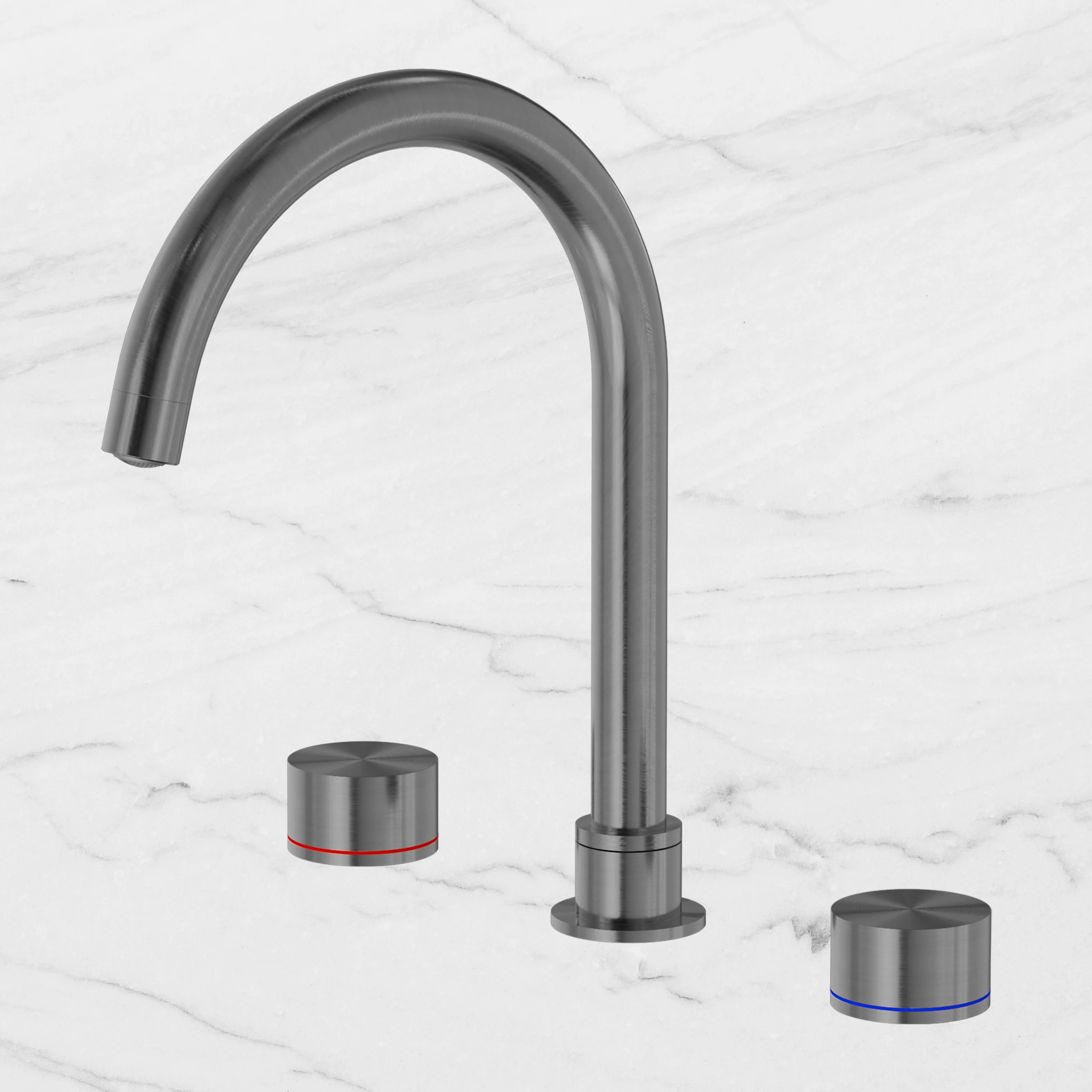 Nero Kara Kitchen Set Brushed Gunmetal - Image 2