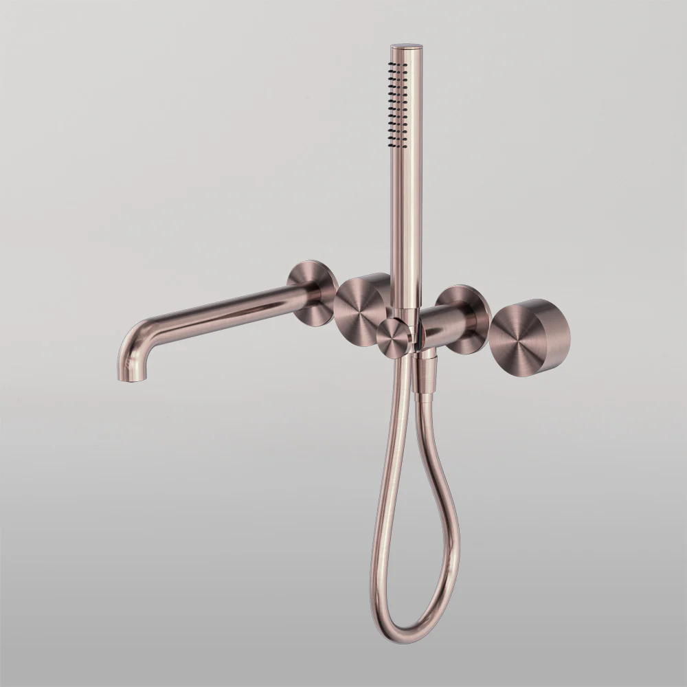 Nero Kara Progressive Shower System Separate Plate With Spout 230mm Brushed Bronze - Image 2