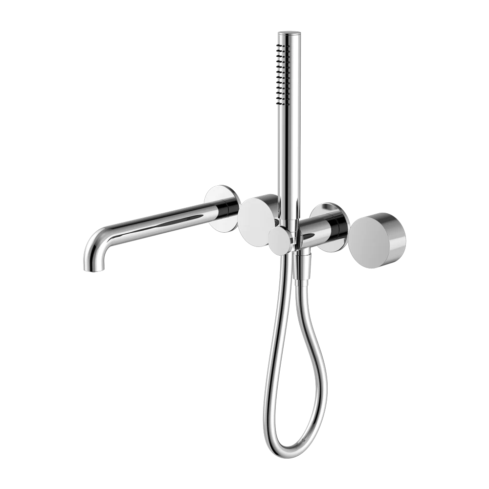 Nero Kara Progressive Shower System Separate Plate With Spout 230mm Chrome - Image 3