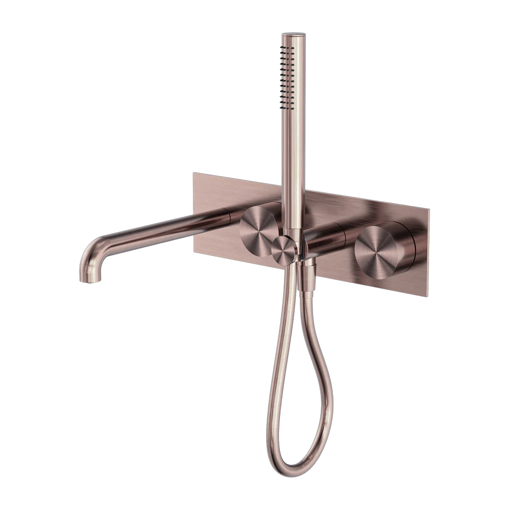 Nero Kara Progressive Shower System With Spout 250mm Brushed Bronze - Image 3