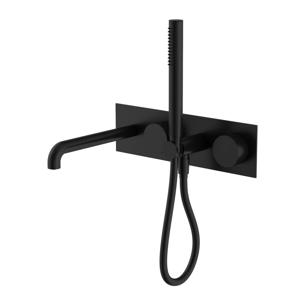 Nero Kara Progressive Shower System With Spout 250mm Matte Black - Image 3