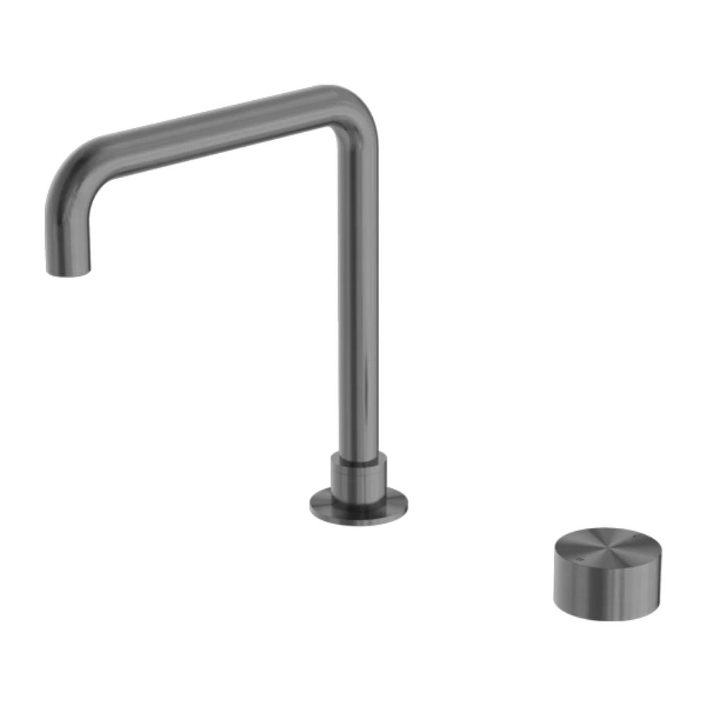 Nero Kara Progressive Tall Basin Set Brushed Gunmetal - Image 4
