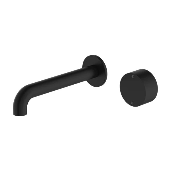 Nero Kara Progressive Wall Basin/Bath Set 120mm Matte Black - Image 3