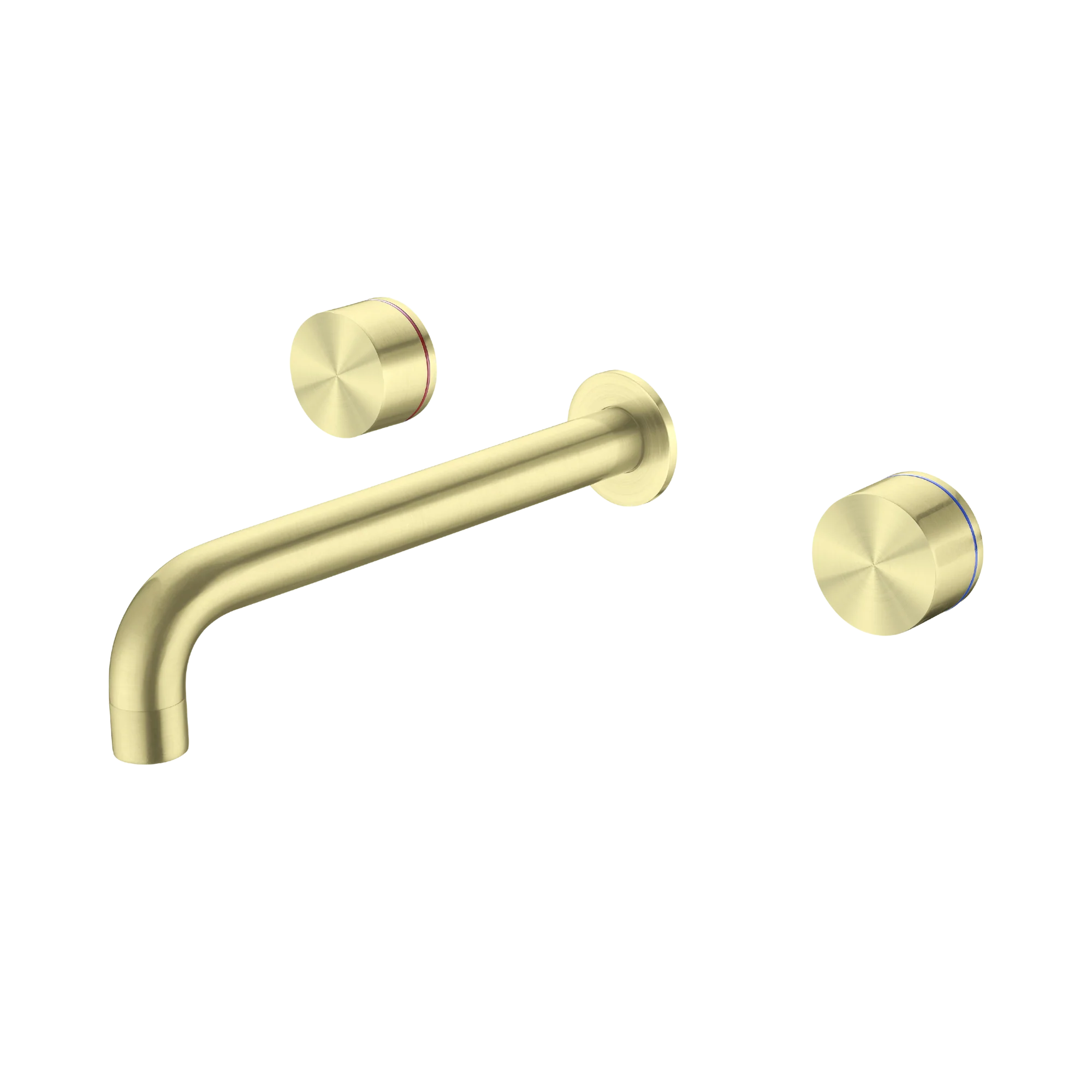 Nero Kara Wall Basin Set 217mm Brushed Gold - Image 3