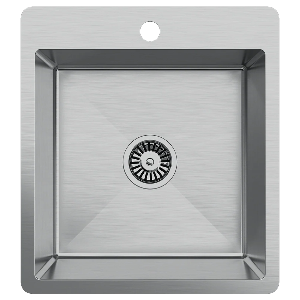 Alma Kayla 450x500 Single Bowl Tap Landing Sink - Image 3