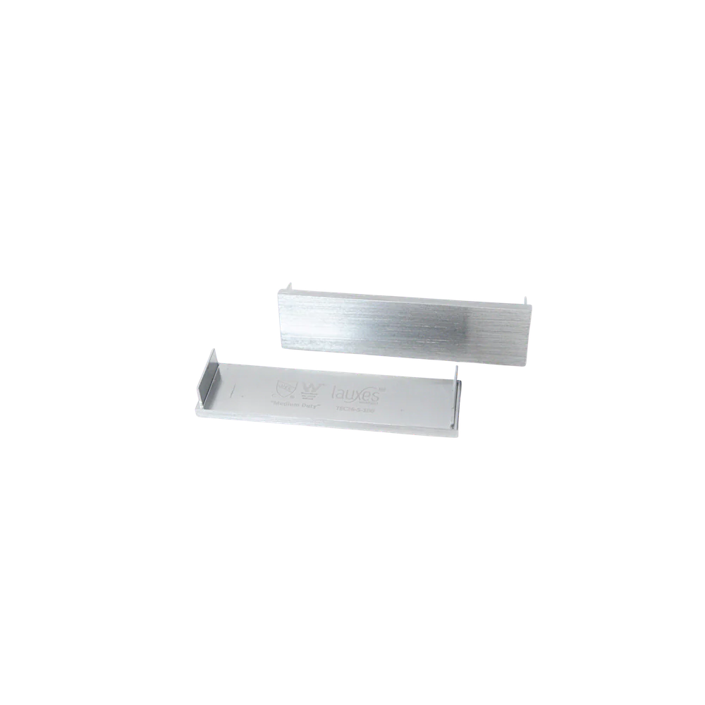 Lauxes Grates Thick End Caps Silk Silver - Image 3