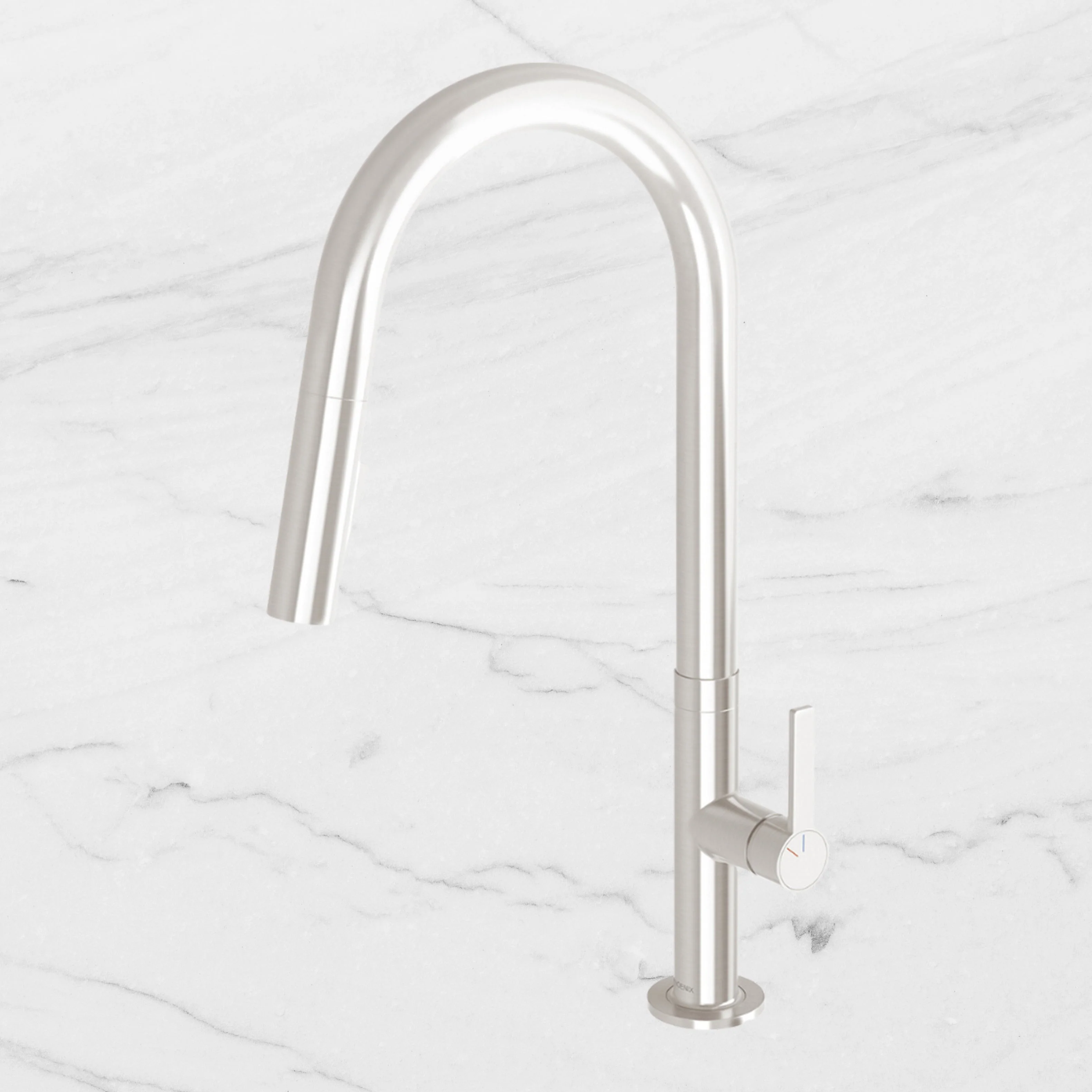 Phoenix Lexi MKII Brushed Nickel Pull Out Sink Mixer Lead Free - Image 2