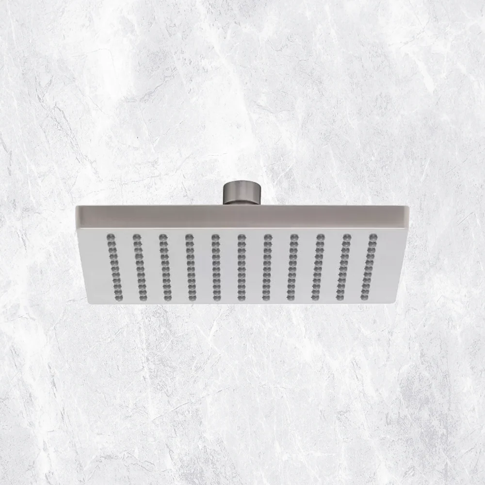 Phoenix Lexi Shower Rose 200mm Square Brushed Nickel - Image 2