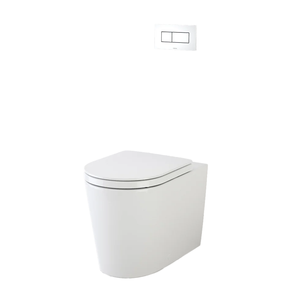 Caroma Liano Cleanflush Invisi Series II Wall Faced Toilet Suite - Image 4