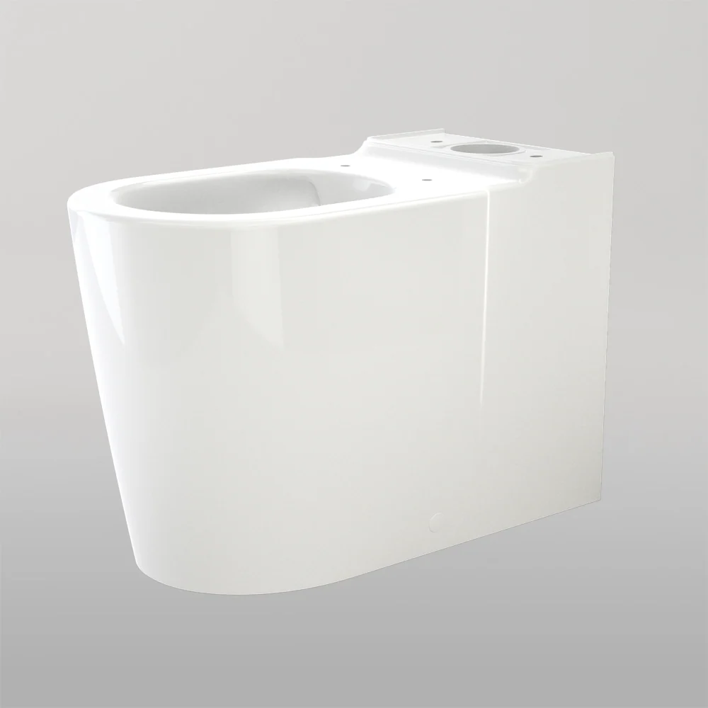 Caroma Liano Easy Height Cleanflush Wall Faced Close Coupled Pan With GermGard White - Image 2