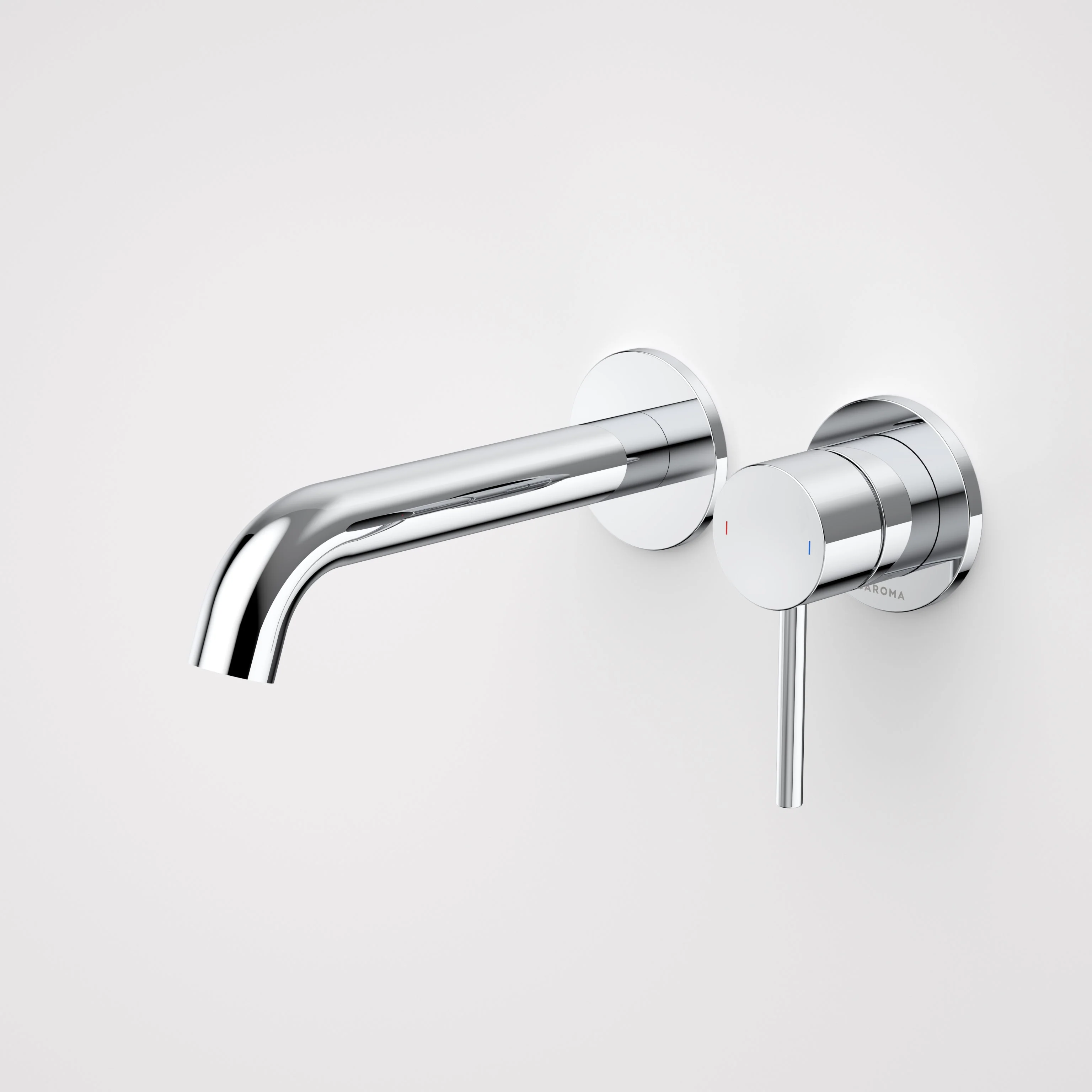 Caroma Liano II 175mm Wall Basin/Bath Mixer and Outlet Lead Free Chrome - Image 2