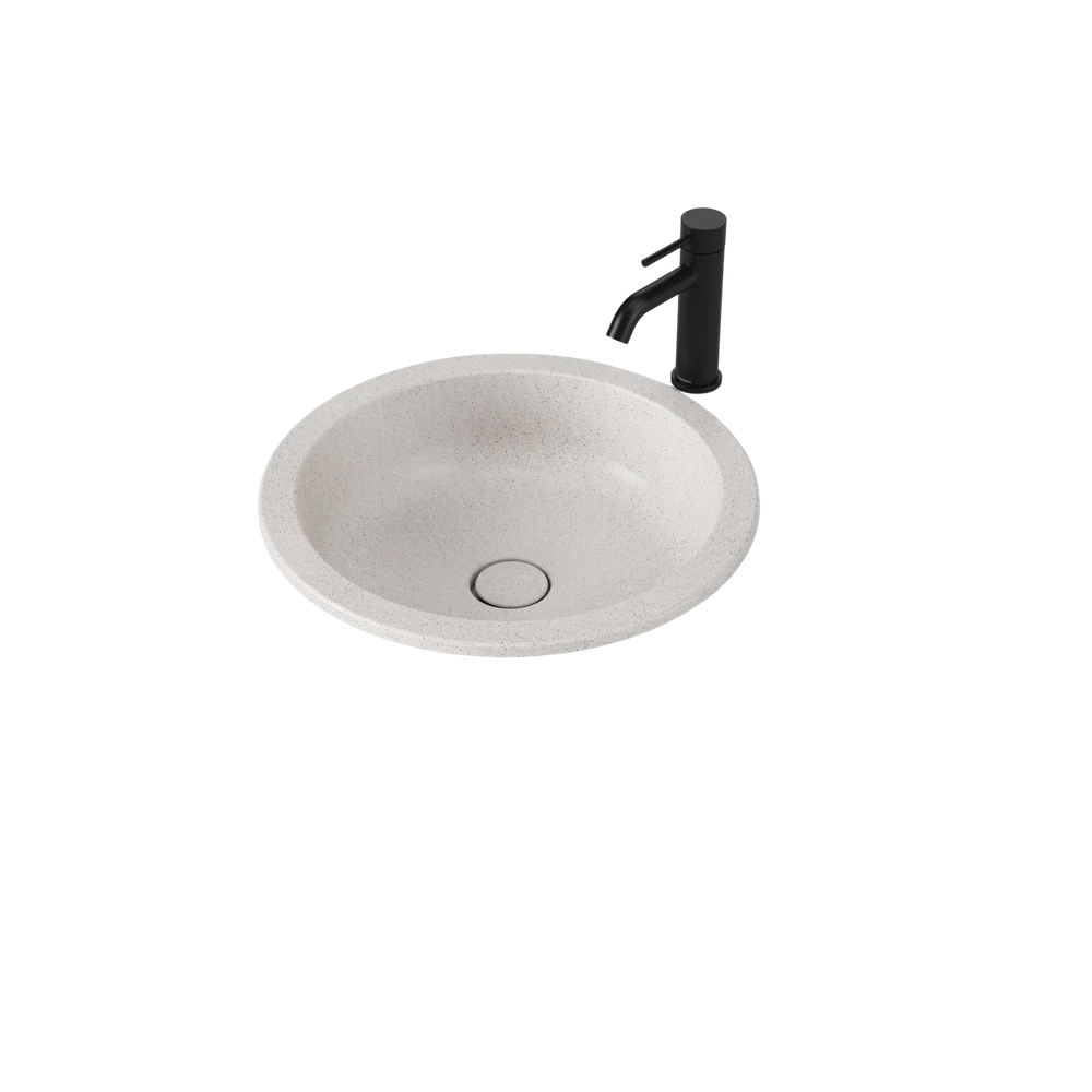 Caroma Liano II 440mm Round Under/Over Counter Basin Matte Speckled - Image 3