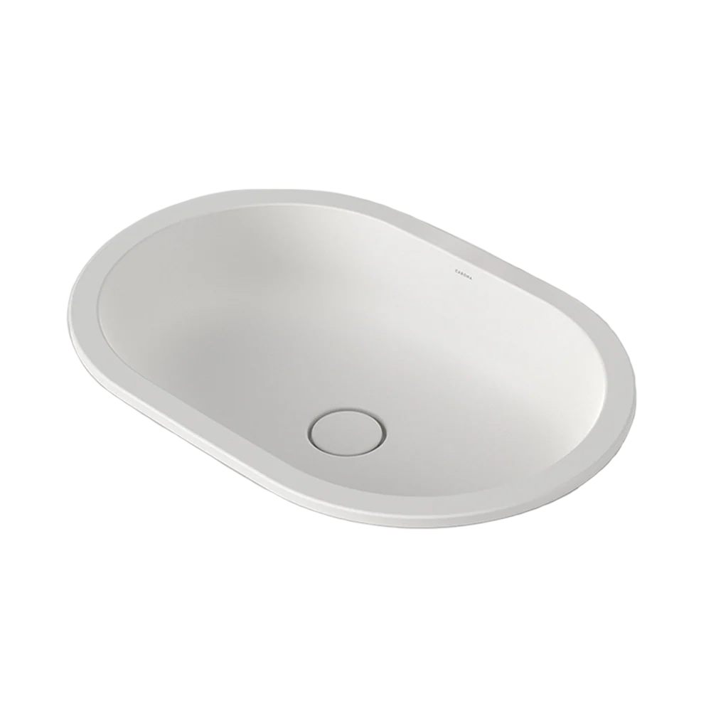Caroma Liano II 580mm Pill Under/Over Counter Basin Matte White - Image 3