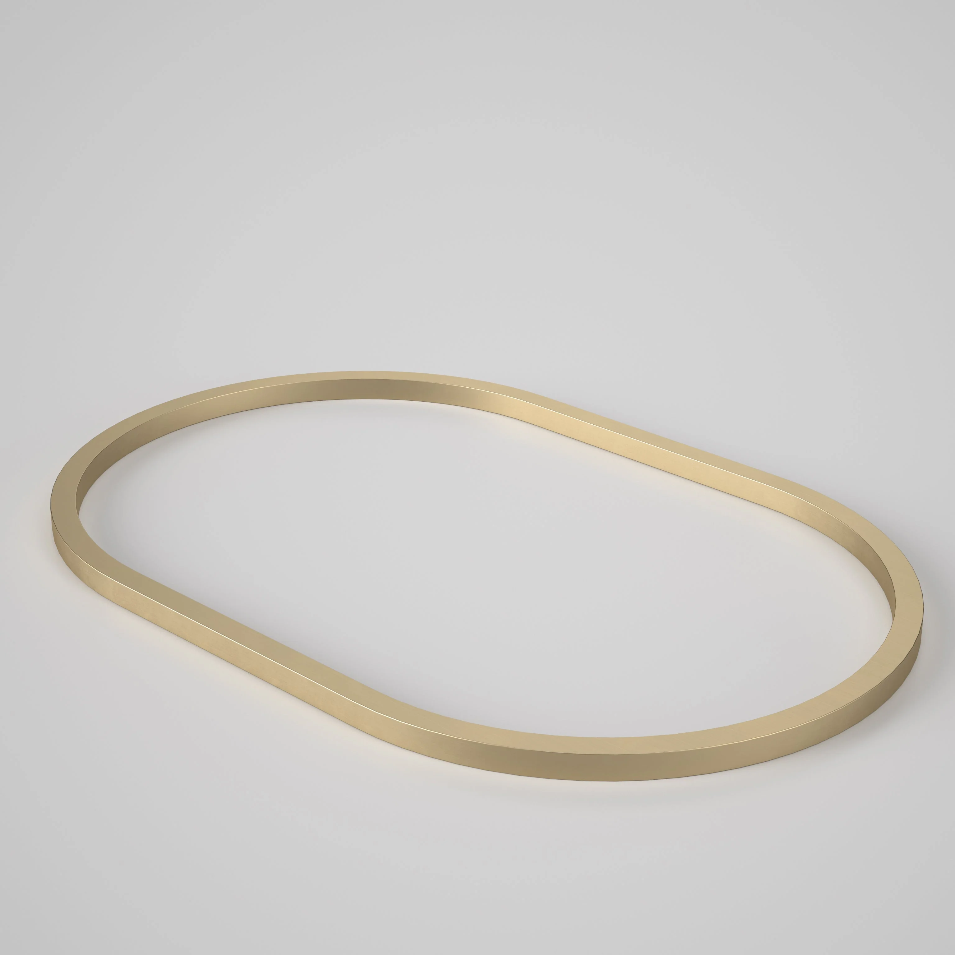 Caroma Liano II 600mm Pill Dress Ring Brushed Brass - Image 2