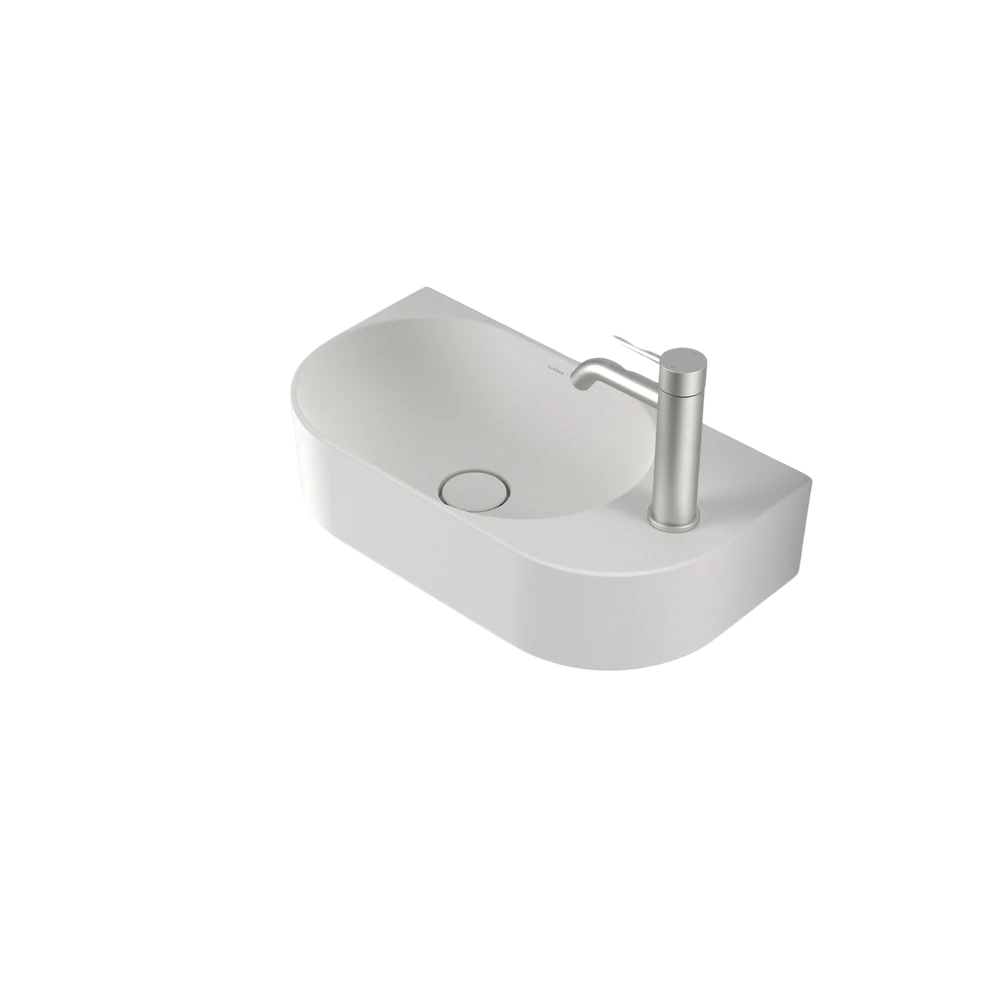 Caroma Liano II Hand Wall Basin Matte White - Image 3